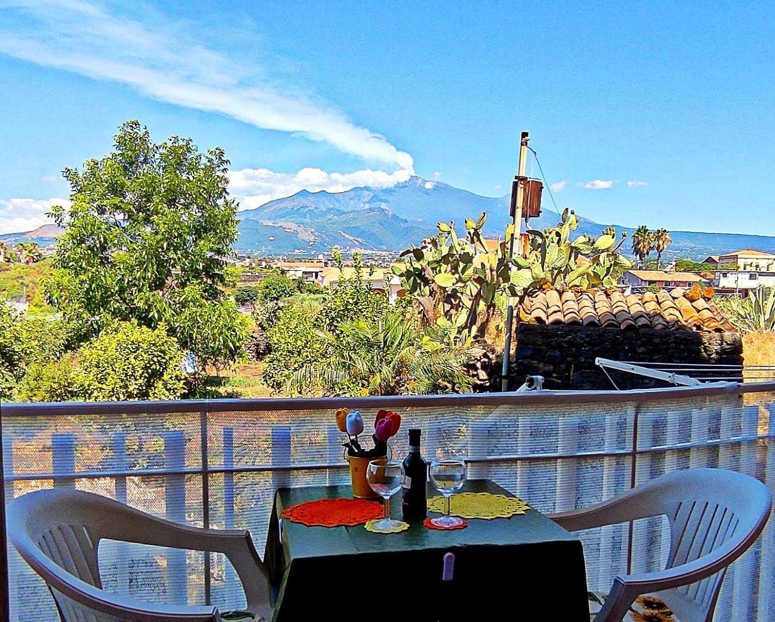 Willa Casa Del Sole Con Vista Sull'Etna A 200 Mt Dal Mare Acireale Zewnętrze zdjęcie